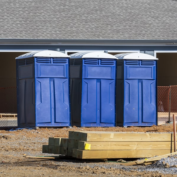 do you offer hand sanitizer dispensers inside the portable toilets in Alhambra California